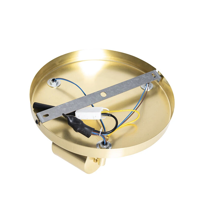 Bestes Angebot 🛒 QAZQA Moderne plafondlamp messing verstelbaar rond 3-lichts - Java ✔️ 10 Bestes Angebot 🛒 QAZQA Moderne plafondlamp messing verstelbaar rond 3-lichts - Java ✔️ – Bild 10