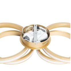 Billig 🎉 QAZQA Deckenleuchte Messing inkl. LED 3-stufig dimmbar 4-flammig - Navara 🤩 25 Billig 🎉 QAZQA Deckenleuchte Messing inkl. LED 3-stufig dimmbar 4-flammig - Navara 🤩 -Deckenleuchten Verkaufs-Shop 4141 104008 10