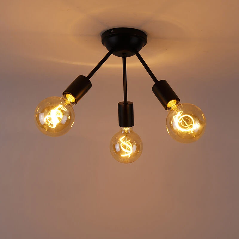 Beste Bewertungen von ✨ QAZQA Moderne Deckenleuchte schwarz 3-Licht - Sputnik 🌟 17 Beste Bewertungen von ✨ QAZQA Moderne Deckenleuchte schwarz 3-Licht - Sputnik 🌟 – Bild 17