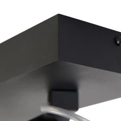 Coupon 🛒 QAZQA Designspot schwarz verstellbar 2-flammig - Go 🛒 -Deckenleuchten Verkaufs-Shop 4173 104791 8