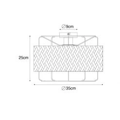 Blitzangebot 🌟 QAZQA Orientalische Deckenlampe schwarz mit Bambus - Irena ⭐ -Deckenleuchten Verkaufs-Shop 4179 105630 3