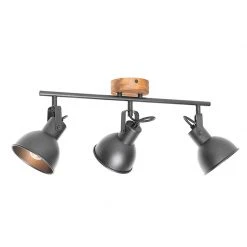 Bester Verkauf 👏 QAZQA Industrie-Spot schwarz mit Holz neigbar 3-Licht - Tommy 🥰 21 Bester Verkauf 👏 QAZQA Industrie-Spot schwarz mit Holz neigbar 3-Licht - Tommy 🥰 -Deckenleuchten Verkaufs-Shop 4207 105645 8