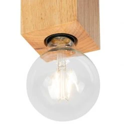 Aktion 🔥 QAZQA Land Spot Holz natürlich - Block 🥰 -Deckenleuchten Verkaufs-Shop 4238 103018 2