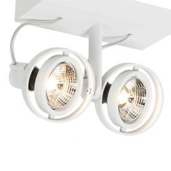 Bestes Angebot ⌛ QAZQA Professional Modernes Spotweiß 2-Licht - Master 70 😉 -Deckenleuchten Verkaufs-Shop 4254 102884 2