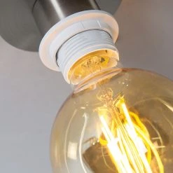 Billig ✨ QAZQA Moderne Deckenleuchte Stahl mit weißem Schirm 45 cm - Combi 👍 20 Billig ✨ QAZQA Moderne Deckenleuchte Stahl mit weißem Schirm 45 cm - Combi 👍 -Deckenleuchten Verkaufs-Shop 4258 94200 7