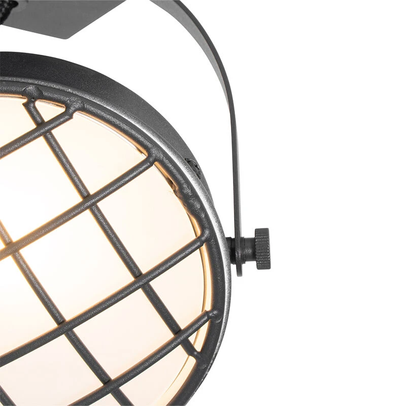 Brandneu 🧨 QAZQA Vintage Spot schwarz 3-flammig - Tamina 🎉 2 Brandneu 🧨 QAZQA Vintage Spot schwarz 3-flammig - Tamina 🎉 – Bild 2