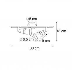 Besorgen 🎉 QAZQA Decken- und Wandstrahler rostbraun schwenkbar - Coney 2 🧨 14 Besorgen 🎉 QAZQA Decken- und Wandstrahler rostbraun schwenkbar - Coney 2 🧨 -Deckenleuchten Verkaufs-Shop 4262 91225 4