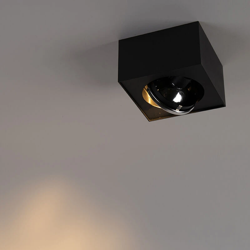 Aktion 😍 QAZQA Designfleck schwarzes Quadrat - Kaya ⭐ 12 Aktion 😍 QAZQA Designfleck schwarzes Quadrat - Kaya ⭐ – Bild 12