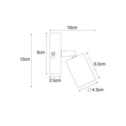 Beste Bewertungen von 🎉 QAZQA Moderne spot wit vierkant - Facil 🔥 -Deckenleuchten Verkaufs-Shop 4264 105776 3