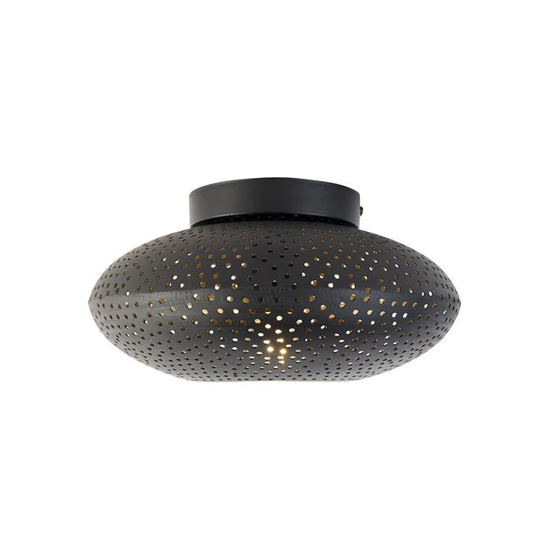 Angebote 💯 QAZQA Orientalische Deckenlampe schwarz mit Gold 25 cm - Radiance 🤩 9 Angebote 💯 QAZQA Orientalische Deckenlampe schwarz mit Gold 25 cm - Radiance 🤩 – Bild 9