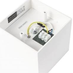 Billig 😉 QAZQA Design Spot viereck 1-Flammig weiß - Box 🤩 -Deckenleuchten Verkaufs-Shop 4288 89947 7