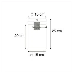 Bestes Angebot ⭐ QAZQA Moderne Deckenleuchte Bronze mit Glaskuppel 🥰 -Deckenleuchten Verkaufs-Shop 4292 97095 4