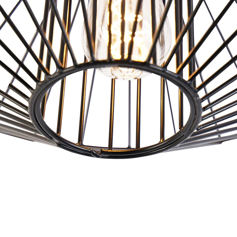 Rabatt 🎉 QAZQA Design-Deckenleuchte schwarz - Zahra 🛒 5 Rabatt 🎉 QAZQA Design-Deckenleuchte schwarz - Zahra 🛒 – Bild 5