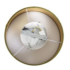 Bestes Angebot 🥰 QAZQA Deckenleuchte grün 30 cm mit goldener Innenseite - Drum 🎉 -Deckenleuchten Verkaufs-Shop 4316 105477 8