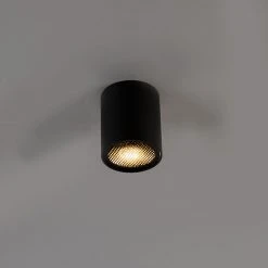 Brandneu 🔔 QAZQA Design-Spot schwarz - Tubo Honey 🎉 -Deckenleuchten Verkaufs-Shop 4319 98850 9