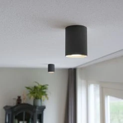 Schlussverkauf 🎉 QAZQA Spot schwarz schwenk- und neigbar - Rondoo 1 up 🌟