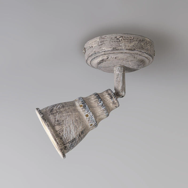 Aktion 💯 QAZQA Decken- und Wandstrahler grau drehbar und kippbar - Coney 1 🛒 3 Aktion 💯 QAZQA Decken- und Wandstrahler grau drehbar und kippbar - Coney 1 🛒 – Bild 3