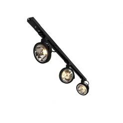 Großhandel ✨ QAZQA Schienensystem mit 3 Punkten schwarz 1-phasig - Go ⌛ -Deckenleuchten Verkaufs-Shop 4345 102496 9