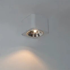 Schlussverkauf 😉 QAZQA Moderner Fleck weiß 12,5 cm - Boxer 🎁 -Deckenleuchten Verkaufs-Shop 4353 102880 6