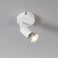 Schlussverkauf 😍 QAZQA Moderner Spot weiß kippbar - Jeany 1 ✨ 10 Schlussverkauf 😍 QAZQA Moderner Spot weiß kippbar - Jeany 1 ✨ -Deckenleuchten Verkaufs-Shop 4370 93272 2