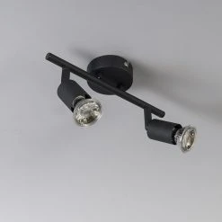 Besorgen 💯 QAZQA Industrie-Spot schwarz neigbar - Jeany 2 💯 -Deckenleuchten Verkaufs-Shop 4407 93275 10