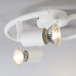 Bestpreis 🔔 QAZQA Moderne gepunktete weiße Locken – Jeany 3 ❤️ -Deckenleuchten Verkaufs-Shop 4464 93280 6