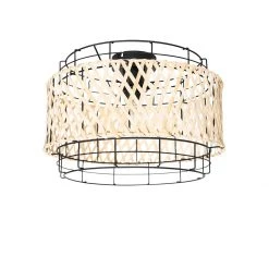 Blitzangebot 🌟 QAZQA Orientalische Deckenlampe schwarz mit Bambus - Irena ⭐ -Deckenleuchten Verkaufs-Shop 4467 105630 10