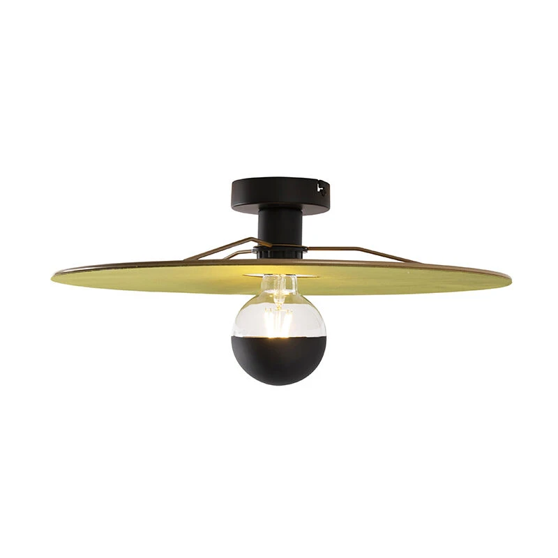 Rabatt ❤️ QAZQA Deckenleuchte schwarz flacher Schirm grün 45 cm - Combi 🎉 7 Rabatt ❤️ QAZQA Deckenleuchte schwarz flacher Schirm grün 45 cm - Combi 🎉 – Bild 7