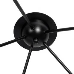 Beste Bewertungen von 👍 QAZQA Art Deco Deckenleuchte schwarz 5-flammig - Facil 😉 -Deckenleuchten Verkaufs-Shop 4486 104040 3