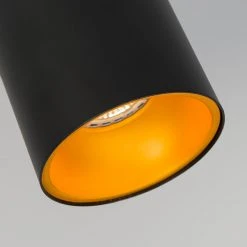 Aktion 🎁 QAZQA Aufbaustrahler schwarz mit Gold - Deep 🎉 -Deckenleuchten Verkaufs-Shop 4490 89313 5