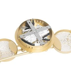 Top 10 🤩 QAZQA Deckenleuchte Gold inkl. LED 3-Stufen dimmbar 8 Lichter - Patrick ⭐ -Deckenleuchten Verkaufs-Shop 4493 104519 11