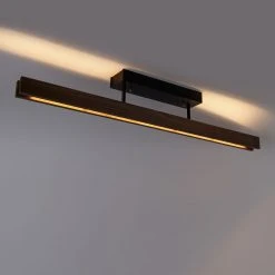 Bestpreis ⭐ MTK Leuchten Land Deckenleuchte Holz inkl. LED 3-Stufen dimmbar - Holz ❤️ -Deckenleuchten Verkaufs-Shop 4520 103841 14