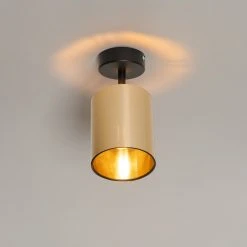 Billig 👍 QAZQA Moderne spot zwart met goud - Lofty 🥰 26 Billig 👍 QAZQA Moderne spot zwart met goud - Lofty 🥰 -Deckenleuchten Verkaufs-Shop 4525 105423 12