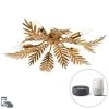 Coupon 😉 QAZQA Vintage Smart Deckenleuchte Gold inkl. 5 WiFi E14 - Botanica 🎉