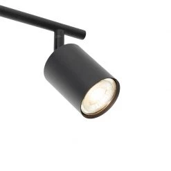 Beste Bewertungen von 🎉 QAZQA Industriële spot zwart met hout kantelbaar 3-lichts - Jeana 💯 -Deckenleuchten Verkaufs-Shop 4528 105642 4