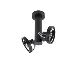 Aktion ⭐ QAZQA Design Spot verstellbar 2-Licht inkl. G9 schwarz - Goes 🧨 -Deckenleuchten Verkaufs-Shop 4538 98381 12