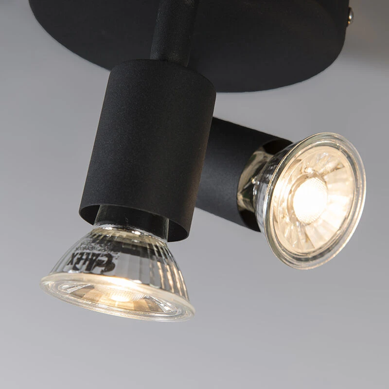 Am billigsten ⌛ QAZQA Industrial Spot schwarz kippbar rund - Jeany 2 👏 8 Am billigsten ⌛ QAZQA Industrial Spot schwarz kippbar rund - Jeany 2 👏 – Bild 8