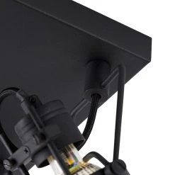 Schlussverkauf ⭐ QAZQA Industriespot schwarz 4-flammig - Suplux ⭐ -Deckenleuchten Verkaufs-Shop 4541 103064 2