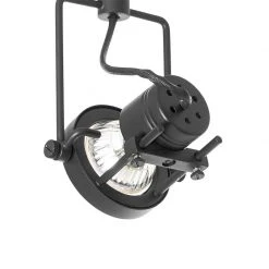 Bestpreis 😀 QAZQA Schienensystem mit 5 Spots 1-phasig schwarz - Sulux 🔥 -Deckenleuchten Verkaufs-Shop 4542 104855 6