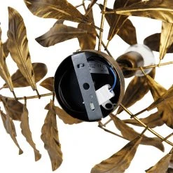 Billig 🔥 QAZQA Vintage Deckenlampe Antik Gold 45 cm - Linde 🥰 -Deckenleuchten Verkaufs-Shop 4564 106086 9