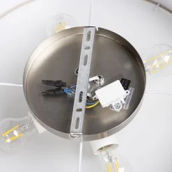 Bestpreis ✔️ QAZQA Country Deckenleuchte beige 50 cm - Drum ⭐ -Deckenleuchten Verkaufs-Shop 4572 45283 8