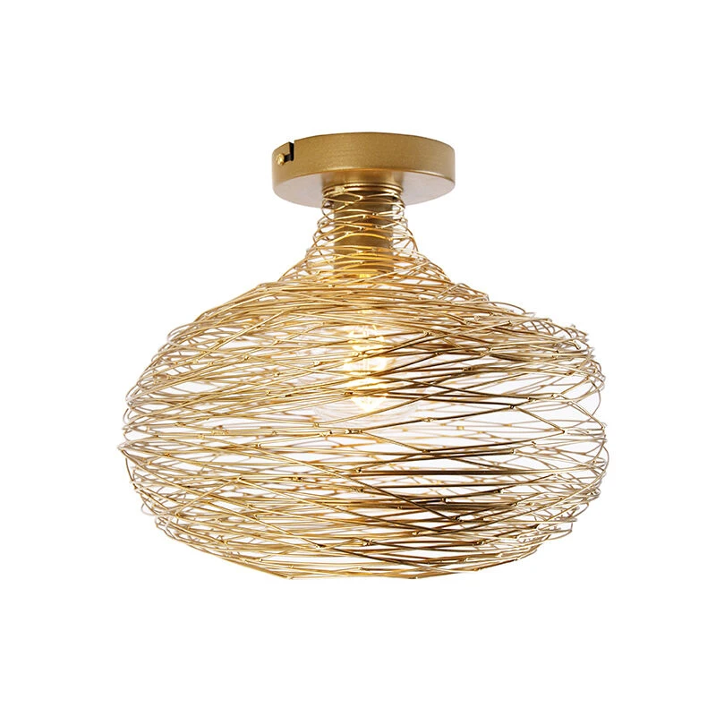 Rabatt 💯 QAZQA Design-Deckenleuchte Gold - Sarella 🔥 8 Rabatt 💯 QAZQA Design-Deckenleuchte Gold - Sarella 🔥 – Bild 8