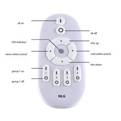 Schlussverkauf ✔️ Paul Neuhaus Deckenleuchte weiß 30 cm inkl. LED mit Fernbedienung - Orch 🧨 -Deckenleuchten Verkaufs-Shop 4590 102723 2