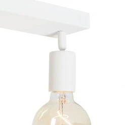 Beste Bewertungen von ❤️ QAZQA Moderne spot wit rechthoekig 2-lichts - Facil 👍 -Deckenleuchten Verkaufs-Shop 4600 105778 5