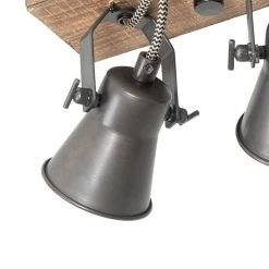 Rabatt 🌟 QAZQA Ländliche Deckenlampe schwarz mit Holz 3-flammig - Jelle 😉 20 Rabatt 🌟 QAZQA Ländliche Deckenlampe schwarz mit Holz 3-flammig - Jelle 😉 -Deckenleuchten Verkaufs-Shop 4606 103994 7