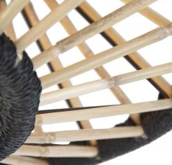 Blitzangebot 🌟 QAZQA Orientalische Deckenleuchte Bambus mit Schwarz 46 cm - Evalin 🌟 -Deckenleuchten Verkaufs-Shop 4608 105080 5