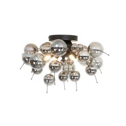 Bestes Angebot 🛒 QAZQA Deckenleuchte schwarz mit Rauchglas 50 cm 4-flammig - Explode 🧨 19 Bestes Angebot 🛒 QAZQA Deckenleuchte schwarz mit Rauchglas 50 cm 4-flammig - Explode 🧨 -Deckenleuchten Verkaufs-Shop 4610 104554 7