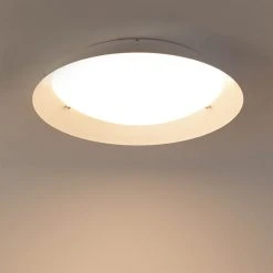 Bestes Angebot ❤️ QAZQA Moderne Deckenleuchte weiß 38 cm inkl. LED - Björn 🎁 -Deckenleuchten Verkaufs-Shop 4611 104234 8