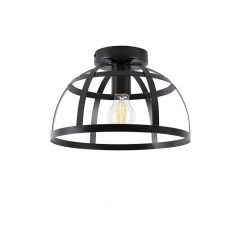 Bestpreis 😀 QAZQA Industrielle Deckenleuchte schwarz - Boula 🎁 23 Bestpreis 😀 QAZQA Industrielle Deckenleuchte schwarz - Boula 🎁 -Deckenleuchten Verkaufs-Shop 4614 102118 11