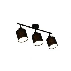 Billig 🛒 QAZQA Moderne Deckenleuchte schwarz 3-Licht - Hetta ⭐ -Deckenleuchten Verkaufs-Shop 4620 102403 6